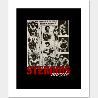 Steroids Muscle Posters and Art